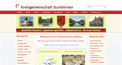 Desktop Screenshot of kreis-gumbinnen.de